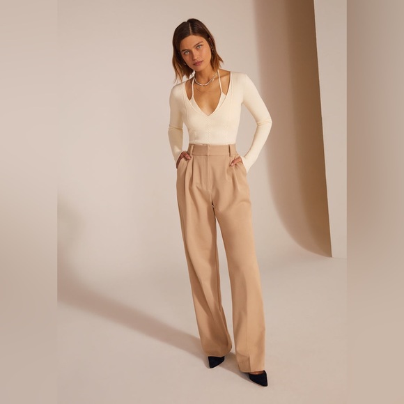 Favorite Daughter Pants - Favorite Daughter The Favorite Pant - Beige, 10